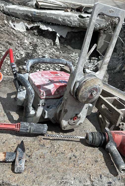Beton Bohren und Schneiden Hundertpfund Andreas